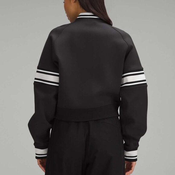 SNAP-FRONT VARSITY JACKET - Picture 2 of 4